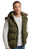 SUPERDRY D3 OVIN EVEREST HOODED PUFFER  GILET ΜΠΟΥΦΑΝ-ΓΙΛΕΚΟ ΑΝΔΡΙΚΟ OLIVE