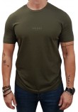 GUESS AIDY CN SS TEE T-SHIRT ΜΠΛΟΥΖΑ ΑΝΔΡΙΚΗ KHAKI