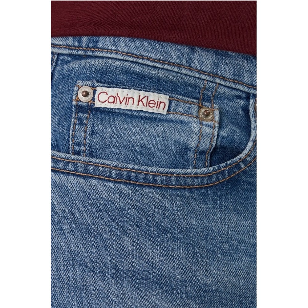CALVIN KLEIN JEANS CLASSIC TAPER BLUE JEAN ΤΖΙΝ ΠΑΝΤΕΛΟΝΙ ΑΝΔΡΙΚΟ BLUΕ DENIM