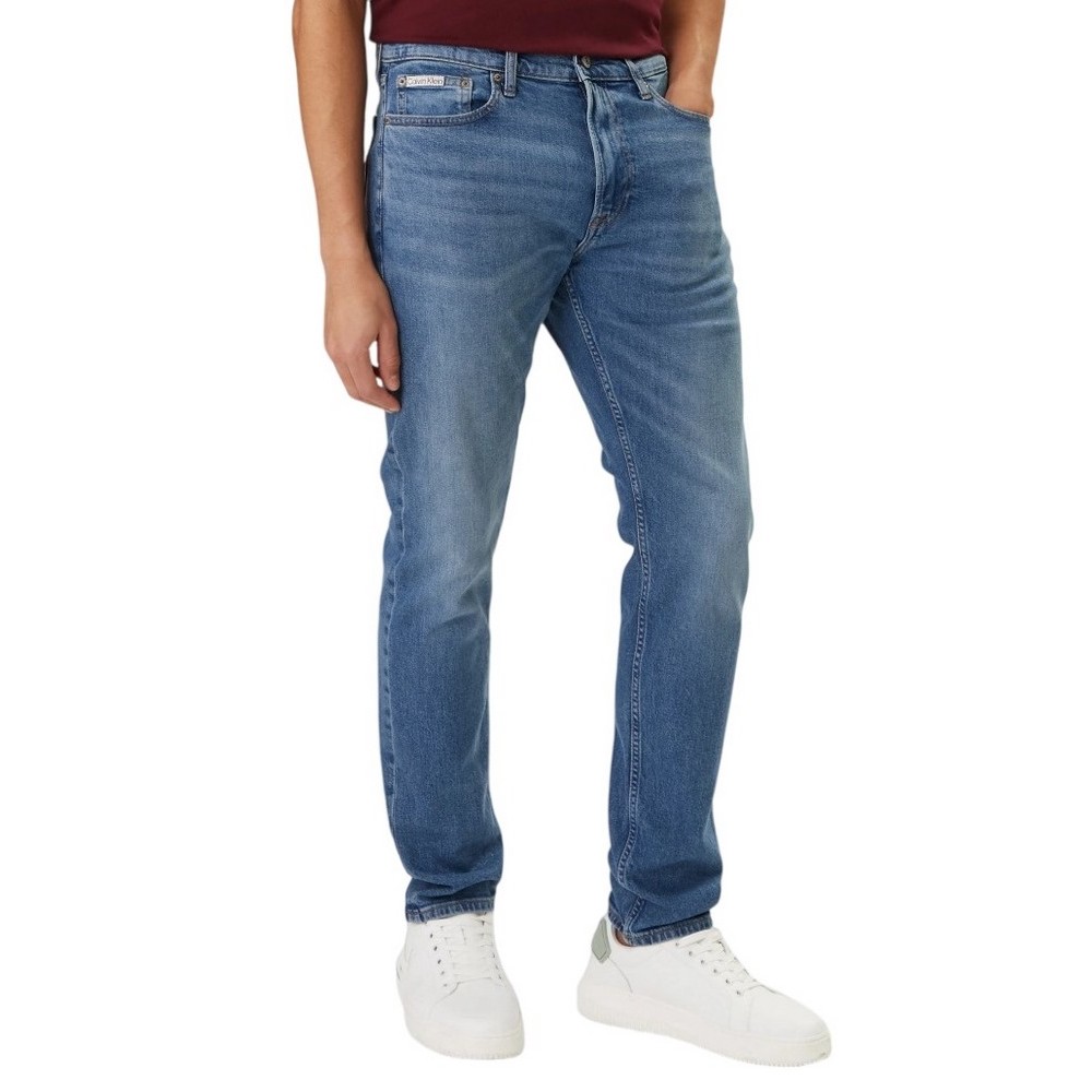 CALVIN KLEIN JEANS CLASSIC TAPER BLUE JEAN ΤΖΙΝ ΠΑΝΤΕΛΟΝΙ ΑΝΔΡΙΚΟ BLUΕ DENIM