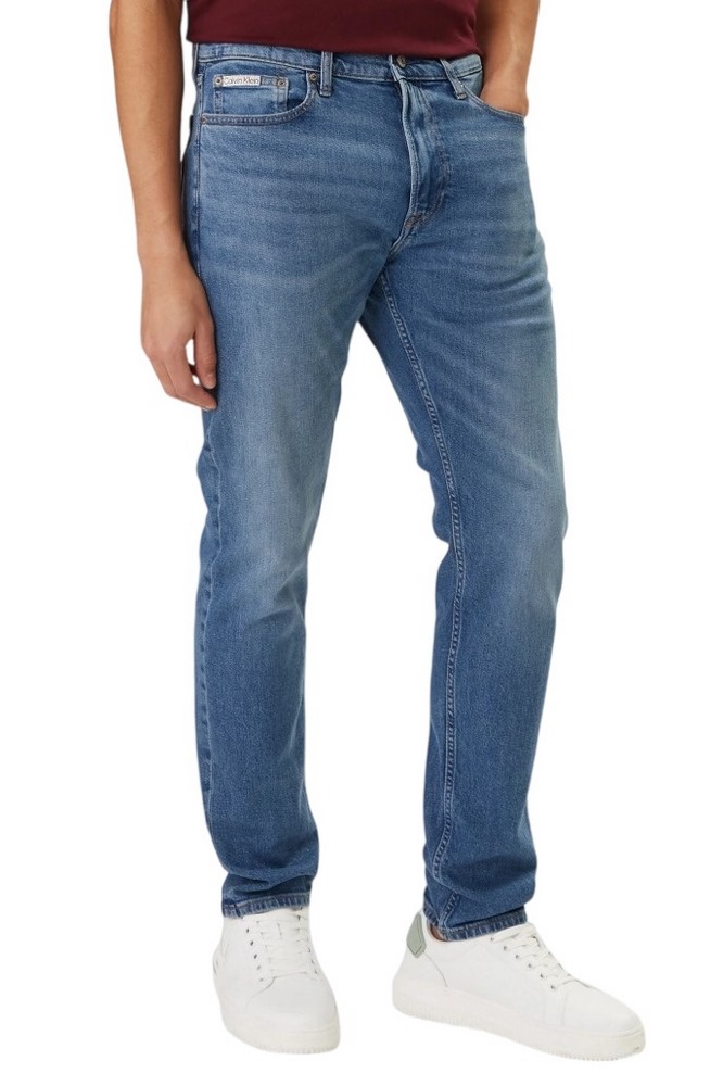 CALVIN KLEIN JEANS CLASSIC TAPER BLUE JEAN ΤΖΙΝ ΠΑΝΤΕΛΟΝΙ ΑΝΔΡΙΚΟ BLUΕ DENIM