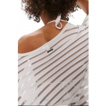 CALVIN KLEIN JEANS KAFTAN KNIT ΜΠΛΟΥΖΑ ΚΑΦΤΑΝΙ ΓΥΝΑΙΚΕΙΟ WHITE