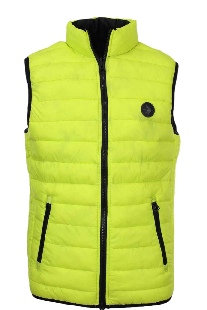 ΑΜΑΝΙΚΟ-ΜΠΟΥΦΑΝ DOUBLE FACE  ΑΝΔΡΙΚΟ U.S POLO ASSN LIME