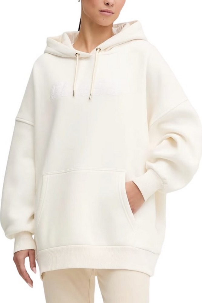 GUESS AELIA LONG MAXI SWEATSHIRT DRE ΦΟΥΤΕΡ ΜΠΛΟΥΖΑ ΓΥΝΑΙΚΕΙΑ OFF WHITE