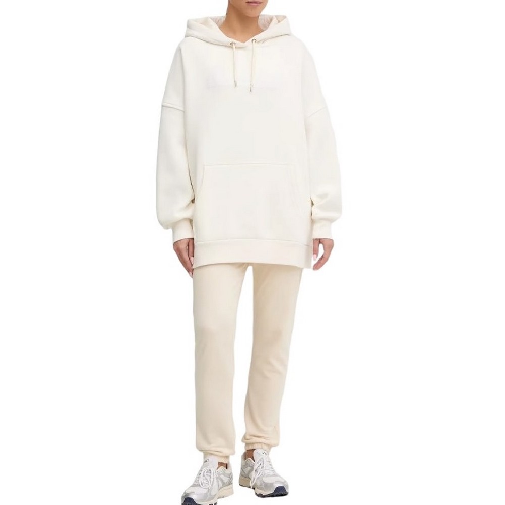 GUESS AELIA LONG MAXI SWEATSHIRT DRE ΦΟΥΤΕΡ ΜΠΛΟΥΖΑ ΓΥΝΑΙΚΕΙΑ OFF WHITE