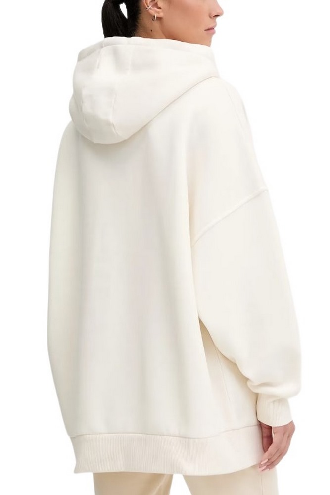 GUESS AELIA LONG MAXI SWEATSHIRT DRE ΦΟΥΤΕΡ ΜΠΛΟΥΖΑ ΓΥΝΑΙΚΕΙΑ OFF WHITE