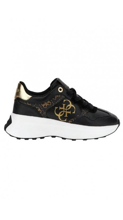 GUESS LUCKEI FLPLUCFAL12 ΠΑΠΟΥΤΣΙ ΓΥΝΑΙΚΕΙΟ BLACK
