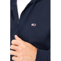 TOMMY JEANS REG S FLAG ZIP THRU ΖΑΚΕΤΑ ΦΟΥΤΕΡ ΑΝΔΡΙΚΗ NAVY