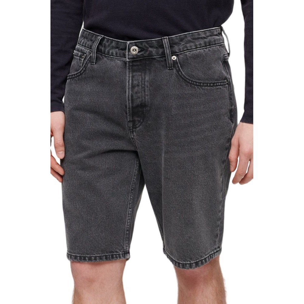 SUPERDRY VINTAGE STRAIGHT SHORT ΒΕΡΜΟΥΔΑ ΑΝΔΡΙΚΗ WASHED BLACK