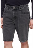 SUPERDRY VINTAGE STRAIGHT SHORT ΒΕΡΔΟΥΔΑ ΑΝΔΡΙΚΗ WASHED BLACK