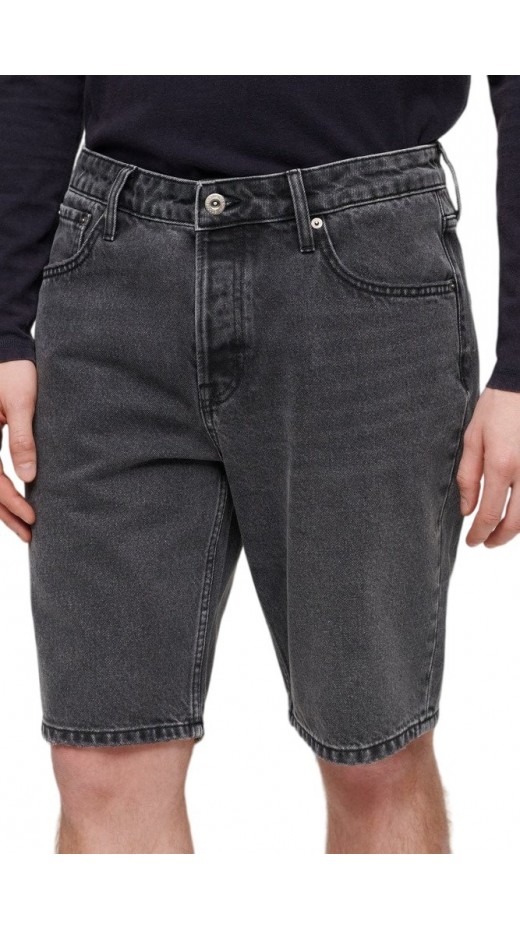 D2 OVIN VINTAGE STRAIGHT SHORT ΣΟΡΤΣ ΑΝΔΡΙΚΟ WASHED BLACK