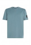 CALVIN KLEIN BADGE REGULAR TEE T-SHIRT ΑΝΔΡΙΚΟ GOBLIN BLUE