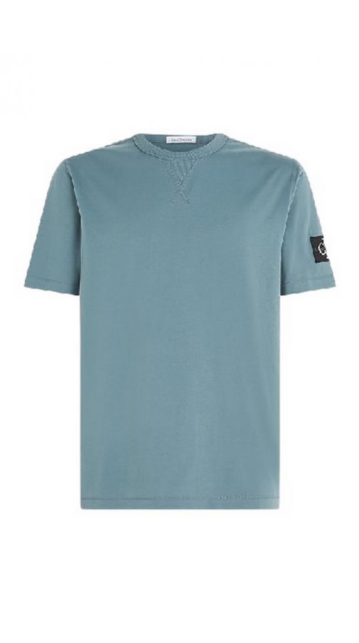 CALVIN KLEIN BADGE REGULAR TEE T-SHIRT ΑΝΔΡΙΚΟ GOBLIN BLUE