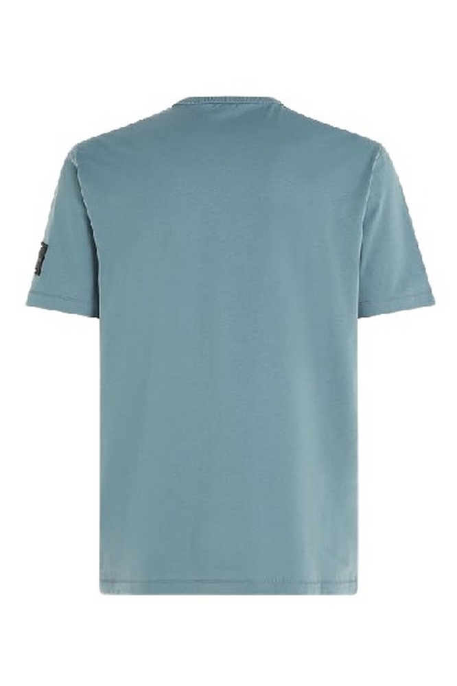 CALVIN KLEIN BADGE REGULAR TEE T-SHIRT ΑΝΔΡΙΚΟ GOBLIN BLUE