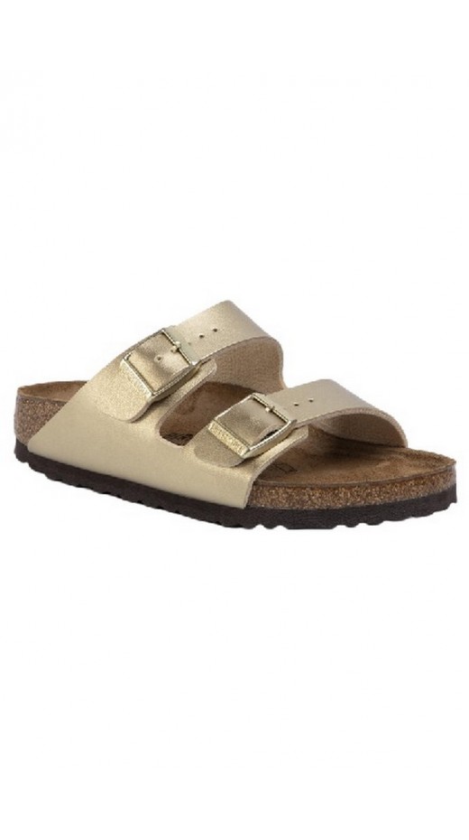 BIRKENSTOCK SYNTHETICS ARIZONA NARROW SEASONAL ΠΑΝΤΟΦΛΑ ΓΥΝΑΙΚΕΙΑ GOLD