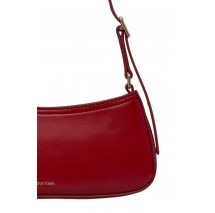 CALVIN KLEIN SMALL SHOULDER BAG ΤΣΑΝΤΑ ΓΥΝΑΙΚΕΙΑ RED