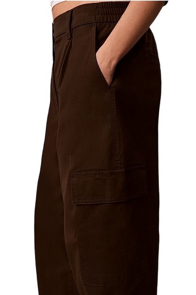 CALVIN KLEIN JEANSCOTTON EWAIST CARGO PANT ΠΑΝΤΕΛΟΝΙ ΓΥΝΑΙΚΕΙΟ COFFEE