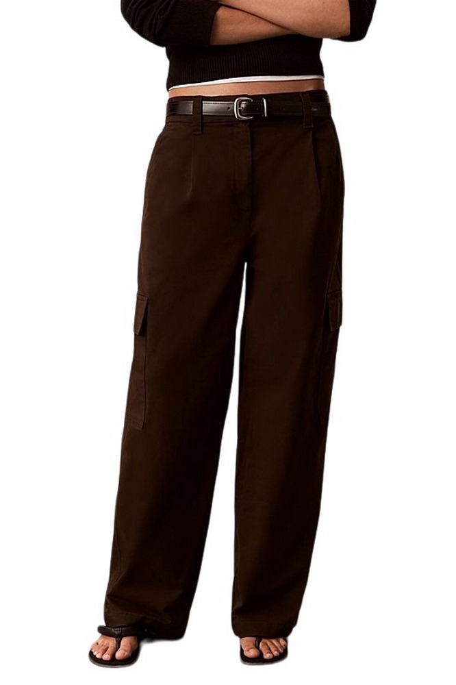 CALVIN KLEIN JEANSCOTTON EWAIST CARGO PANT ΠΑΝΤΕΛΟΝΙ ΓΥΝΑΙΚΕΙΟ COFFEE