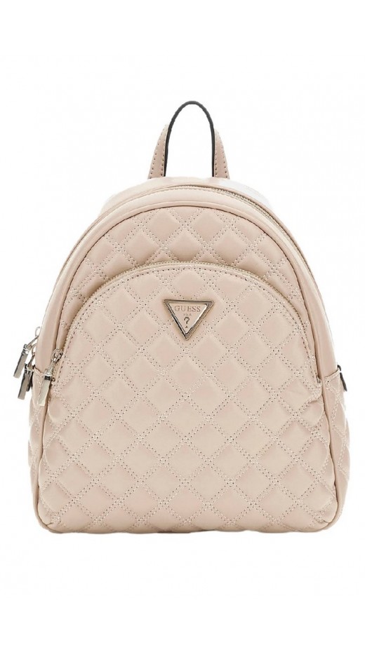 GUESS GIULLY DOME BACKPACK ΤΣΑΝΤΑ ΓΥΝΑΙΚΕΙΑ BLACK