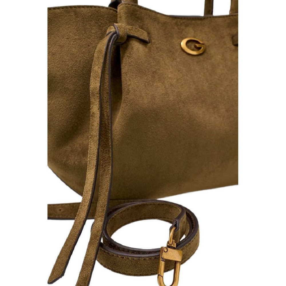 GUESS ALLEGRA GIRLFRIEND SATCHEL ΤΣΑΝΤΑ ΓΥΝΑΙΚΕΙΑ OLIVE