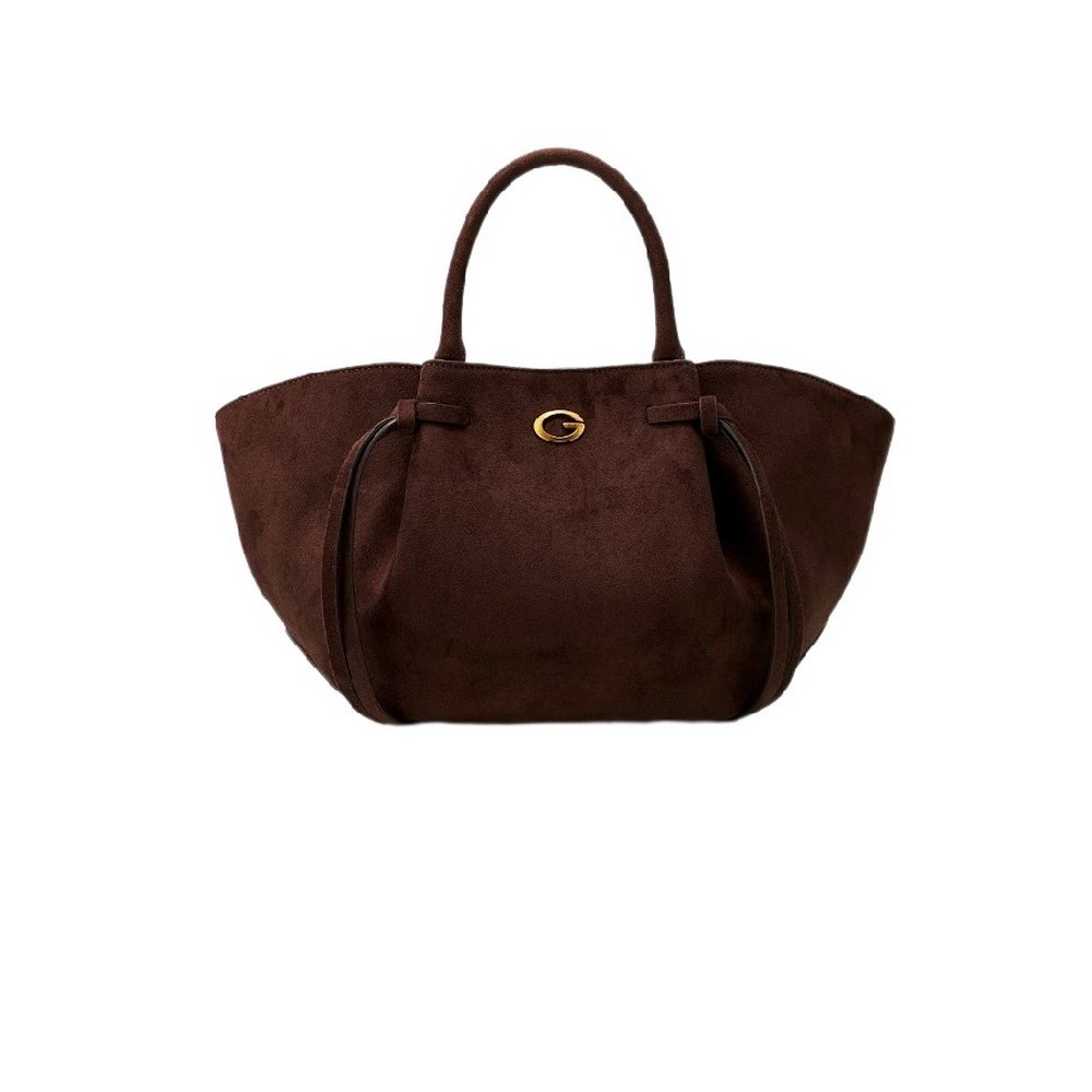 GUESS ALLEGRA GIRLFRIEND SATCHEL ΤΣΑΝΤΑ ΓΥΝΑΙΚΕΙΑ ESPRESSO