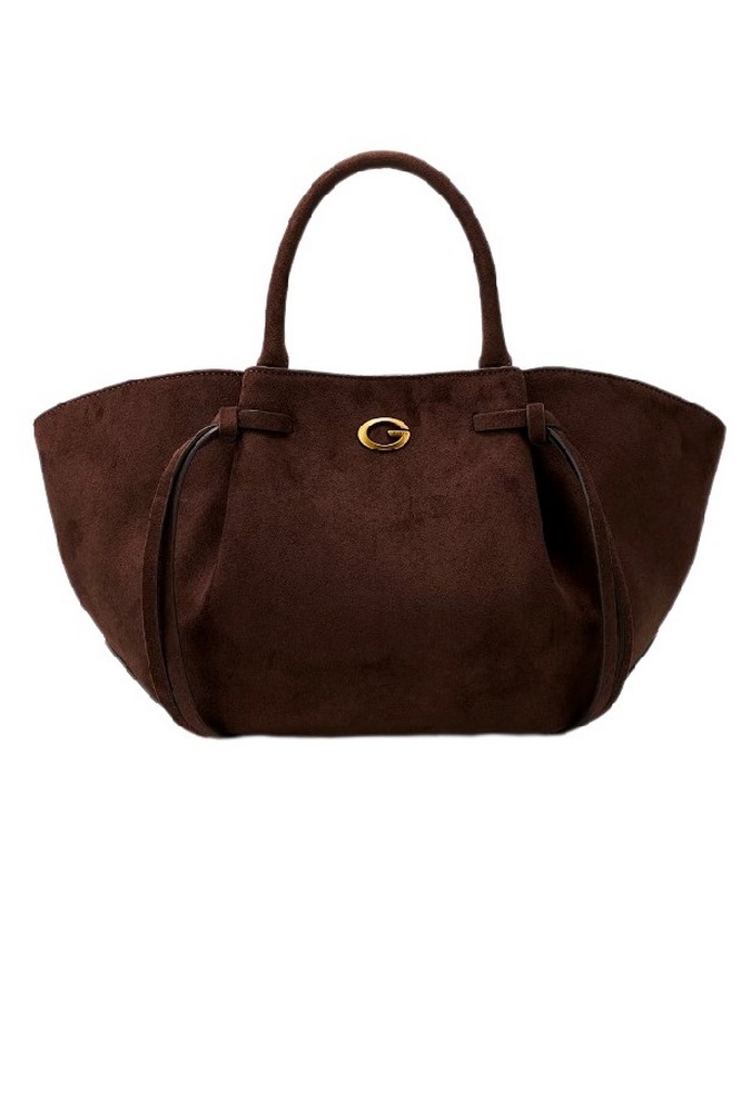 GUESS ALLEGRA GIRLFRIEND SATCHEL ΤΣΑΝΤΑ ΓΥΝΑΙΚΕΙΑ ESPRESSO