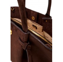 GUESS ALLEGRA GIRLFRIEND SATCHEL ΤΣΑΝΤΑ ΓΥΝΑΙΚΕΙΑ ESPRESSO