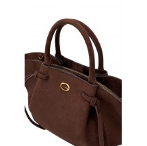 GUESS ALLEGRA GIRLFRIEND SATCHEL ΤΣΑΝΤΑ ΓΥΝΑΙΚΕΙΑ ESPRESSO