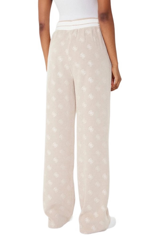 GUESS PAULINA WIDE LEG PANTS ΦΟΡΜΑ ΠΑΝΤΕΛΟΝΙ ΓΥΝΑΙΚΕΙΟ BEIGE