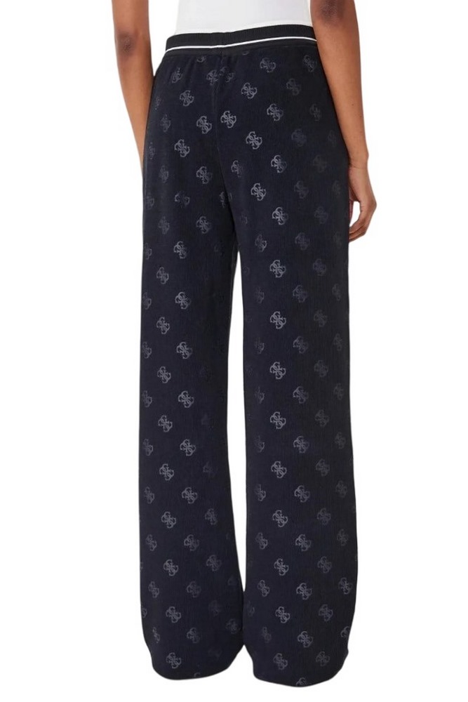 GUESS PAULINA WIDE LEG PANTS ΦΟΡΜΑ ΠΑΝΤΕΛΟΝΙ ΓΥΝΑΙΚΕΙΟ BLACK