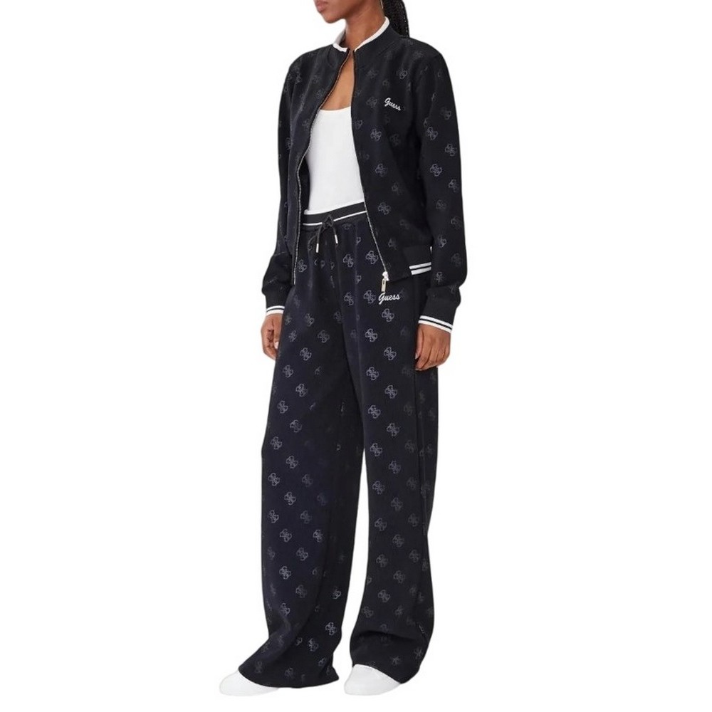 GUESS PAULINA WIDE LEG PANTS ΦΟΡΜΑ ΠΑΝΤΕΛΟΝΙ ΓΥΝΑΙΚΕΙΟ BLACK