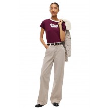 TOMMY JEANS HW STRAIGHT LEG CORD PANT ΠΑΝΤΕΛΟΝΙ ΓΥΝΑΙΚΕΙΟ BEIGE