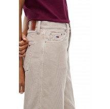 TOMMY JEANS HW STRAIGHT LEG CORD PANT ΠΑΝΤΕΛΟΝΙ ΓΥΝΑΙΚΕΙΟ BEIGE