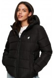 SUPERDRY HOODED SPIRIT SPORTS PUFFER ΜΠΟΥΦΑΝ ΓΥΝΑΙΚΕΙΟ BLACK