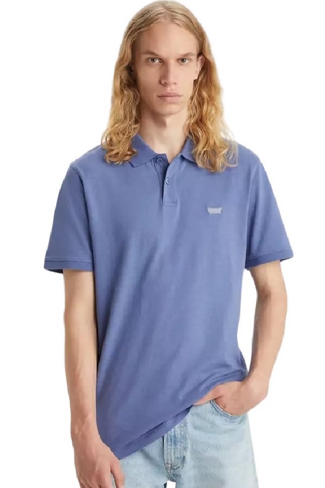 LEVI'S SLIM HOUSEMARK POLO T-SHIRT ΜΠΛΟΥΖΑ ΑΝΔΡΙΚΗ BLUE