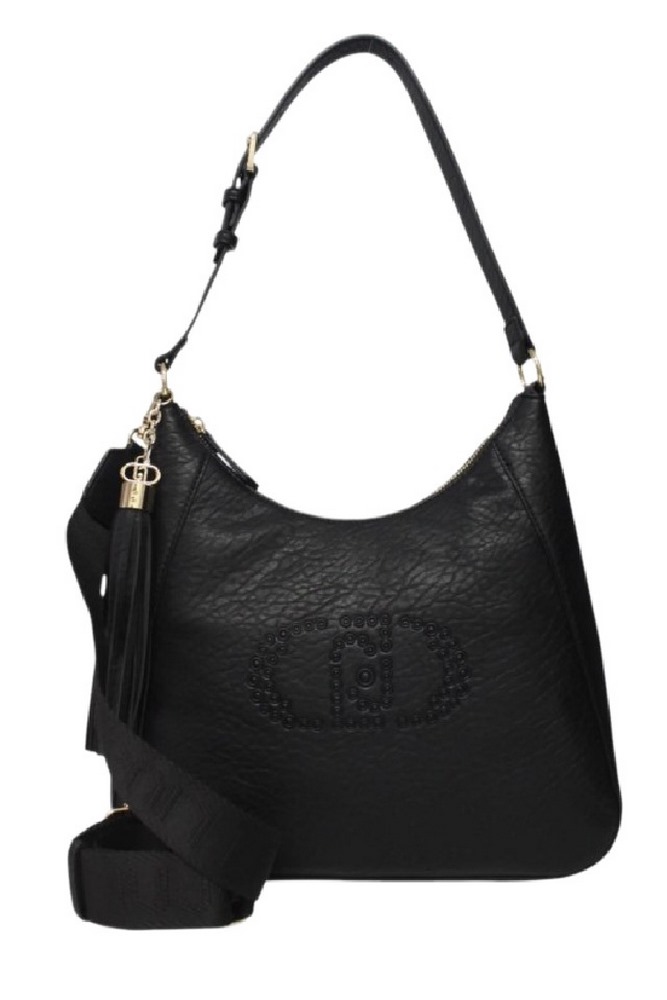 LIU JO MIN OF 2 ECS M HOBO AF5119E0161 ΤΣΑΝΤΑ ΓΥΝΑΙΚΕΙΑ BLACK