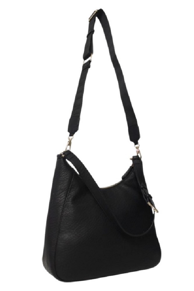 LIU JO MIN OF 2 ECS M HOBO AF5119E0161 ΤΣΑΝΤΑ ΓΥΝΑΙΚΕΙΑ BLACK