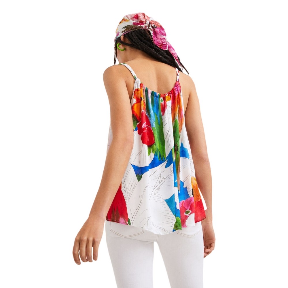 ΜΠΛΟΥΖΑ RODAS HALTER ΓΥΝΑΙΚΕΙΑ DESIGUAL WHITE