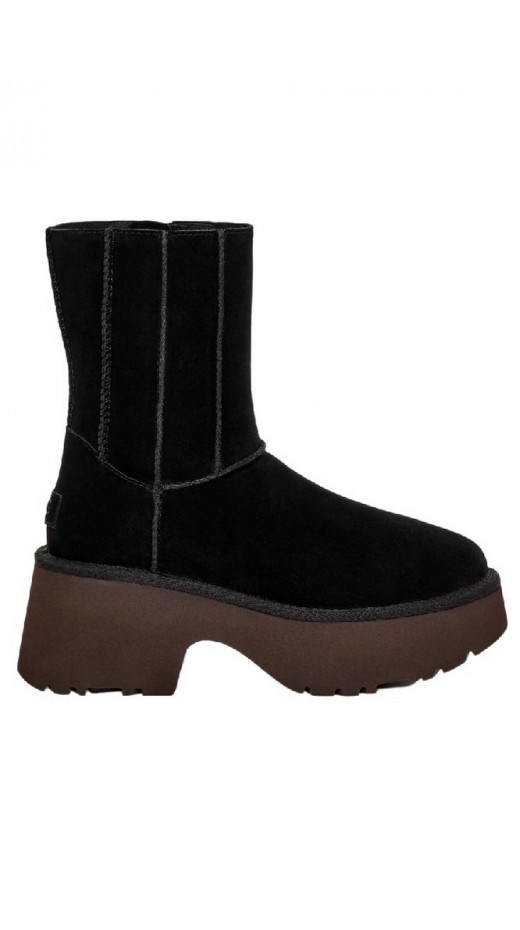 UGG CLASSIC TWIN SEAM NEW HEIGHTS ΧΑΜΗΛΗ ΜΠΟΤΑ ΓΥΝΑΙΚΕΙΑ BLACK