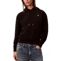 CALVIN KLEIN JEANS ARCHIVE TERRY PO HOOD ΦΟΥΤΕΡ ΜΠΛΟΥΖΑ ΓΥΝΑΙΚΕΙΑ BLACK