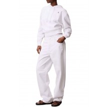 CALVIN KLEIN JEANS ARCHIVE TERRY PO HOOD ΦΟΥΤΕΡ ΜΠΛΟΥΖΑ ΓΥΝΑΙΚΕΙΑ WHITE