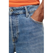 SUPERDRY D2 OVIN VINTAGE STRAIGHT SHORT ΒΕΡΜΟΥΔΑ ΑΝΔΡΙΚΗ BLUΕ DENIM