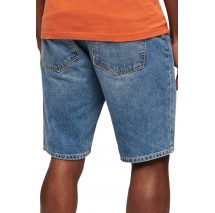 SUPERDRY D2 OVIN VINTAGE STRAIGHT SHORT ΒΕΡΜΟΥΔΑ ΑΝΔΡΙΚΗ BLUΕ DENIM