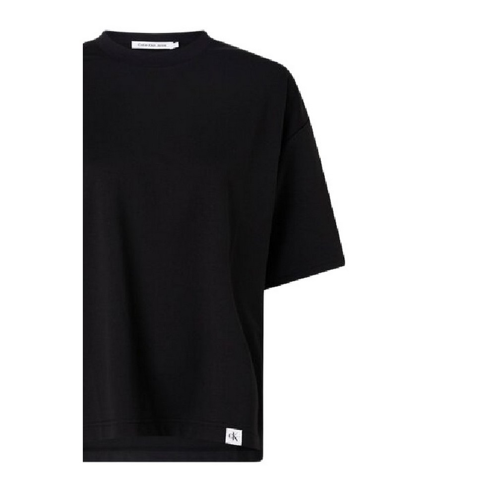 CALVIN KLEIN BADGE MILANO LOOSE TEE T-SHIRT ΓΥΝΑΙΚΕΙΟ BLACK