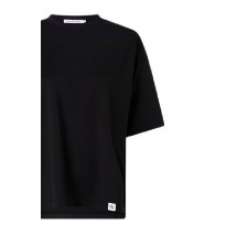 CALVIN KLEIN BADGE MILANO LOOSE TEE T-SHIRT ΓΥΝΑΙΚΕΙΟ BLACK