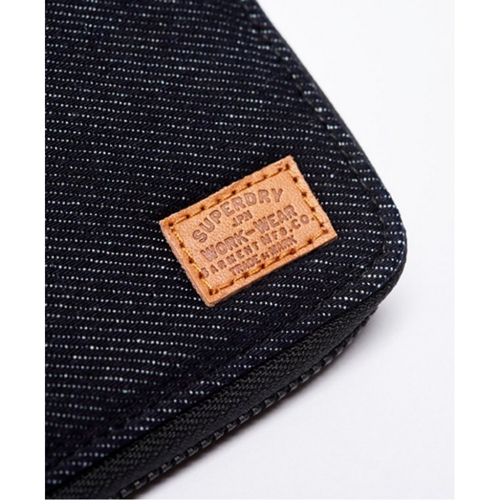 ΑΞΕΣΟΥΑΡ ΠΟΡΤΟΦΟΛΙ ΑΝΔΡΙΚΟ SUPERDRY BLUΕ DENIM ΑΞΕΣΟΥΑΡ ΠΟΡΤΟΦΟΛΙ ΑΝΔΡΙΚΟ SUPERDRY BLUΕ DENIM