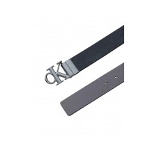 CALVIN KLEIN  MNGRM PLQ BCKL 35MM ΖΩΝΗ ΑΝΔΡΙΚΗ BLACK/GREY