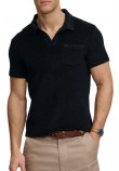 SUPERDRY D4 STUD TOWELLING POLO T-SHIRT ΜΠΛΟΥΖΑ ΑΝΔΡΙΚΗ DEEP NAVY