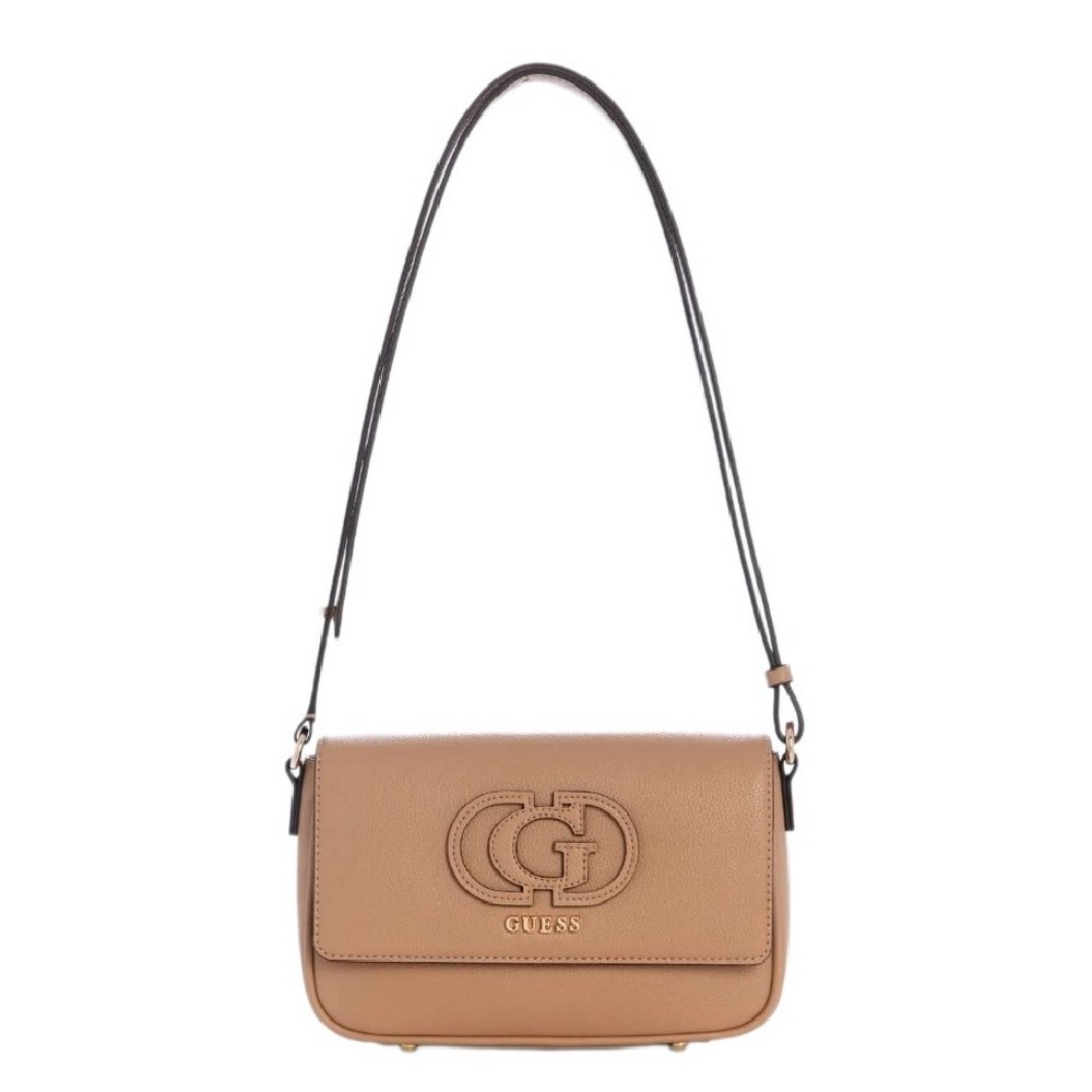GUESS ISOLA CONVERTIBLE XBODY FLAP ΤΣΑΝΤΑ ΓΥΝΑΙΚΕΙΑ BEIGE