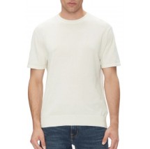 CALVIN KLEIN SUPIMA COTTON CREW 14GG T-SHIRT ΜΠΛΟΥΖΑ ΑΝΔΡΙΚΗ OFF WHITE
